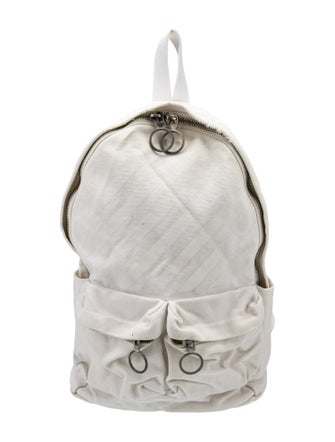 Off-White Canvas Backpack