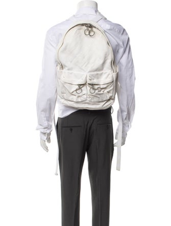 Off-White Canvas Backpack