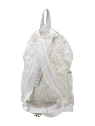 Off-White Canvas Backpack