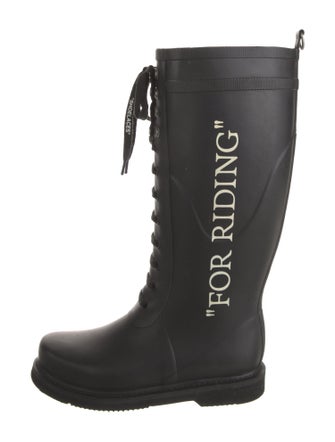 Off-White 2020 'For Riding' Rain Rain Boots