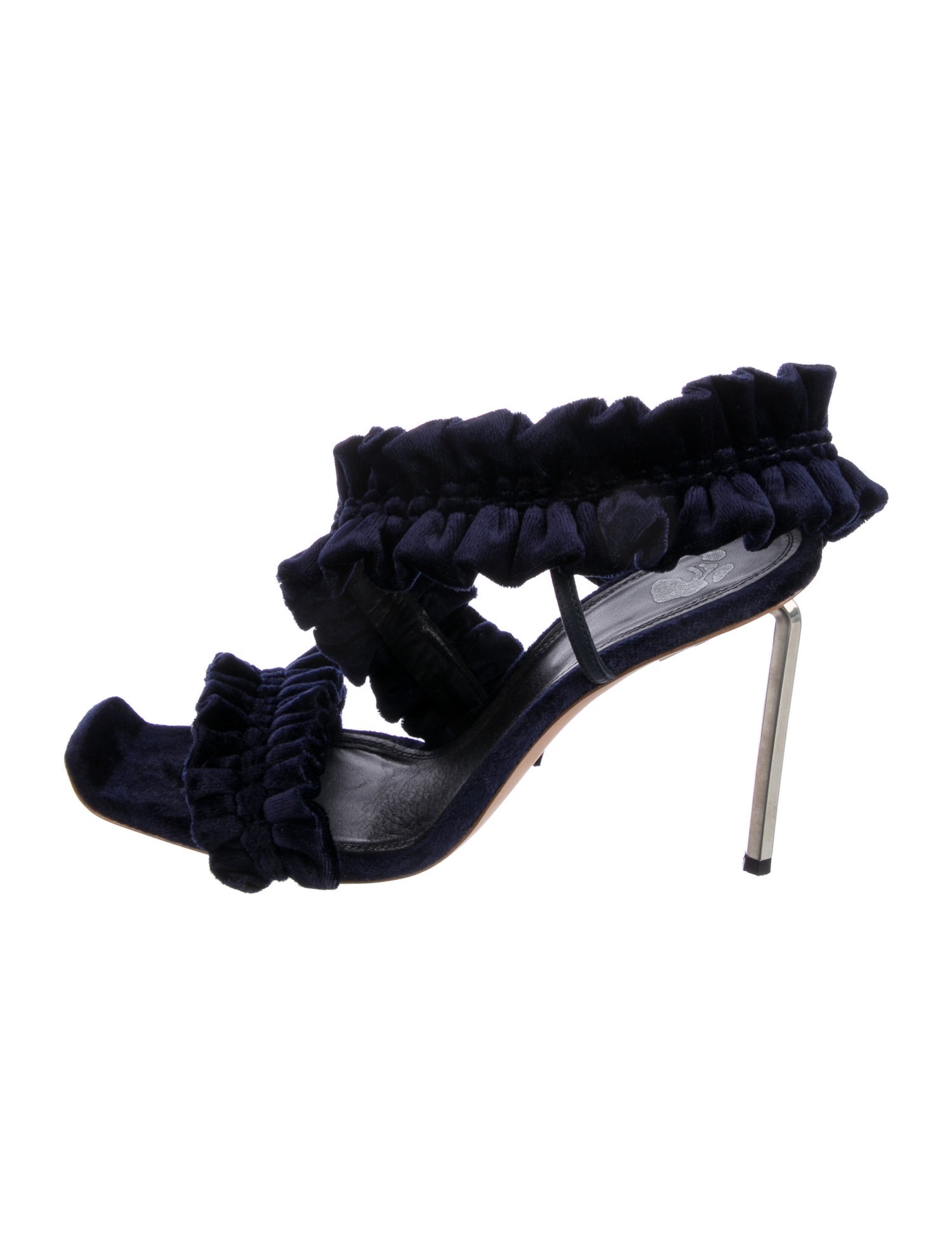 Off-White ALLEN Velvet Sandals