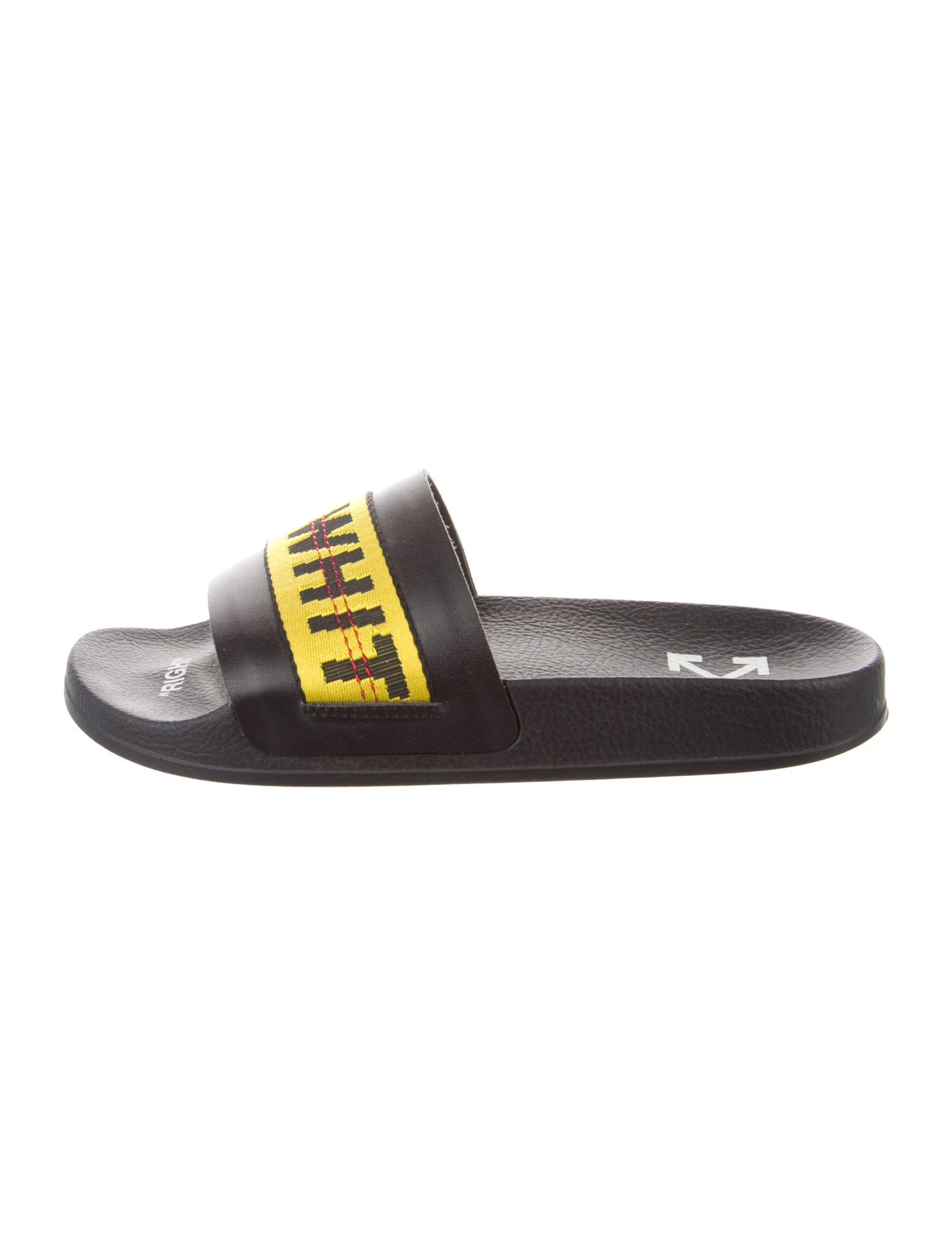 Off-White Industrial Leather Slides