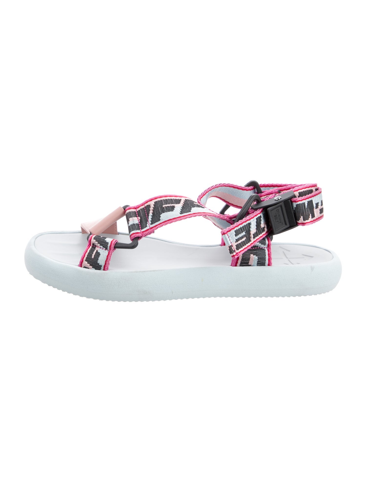 Off-White Industrial Printed Slingback Sandals