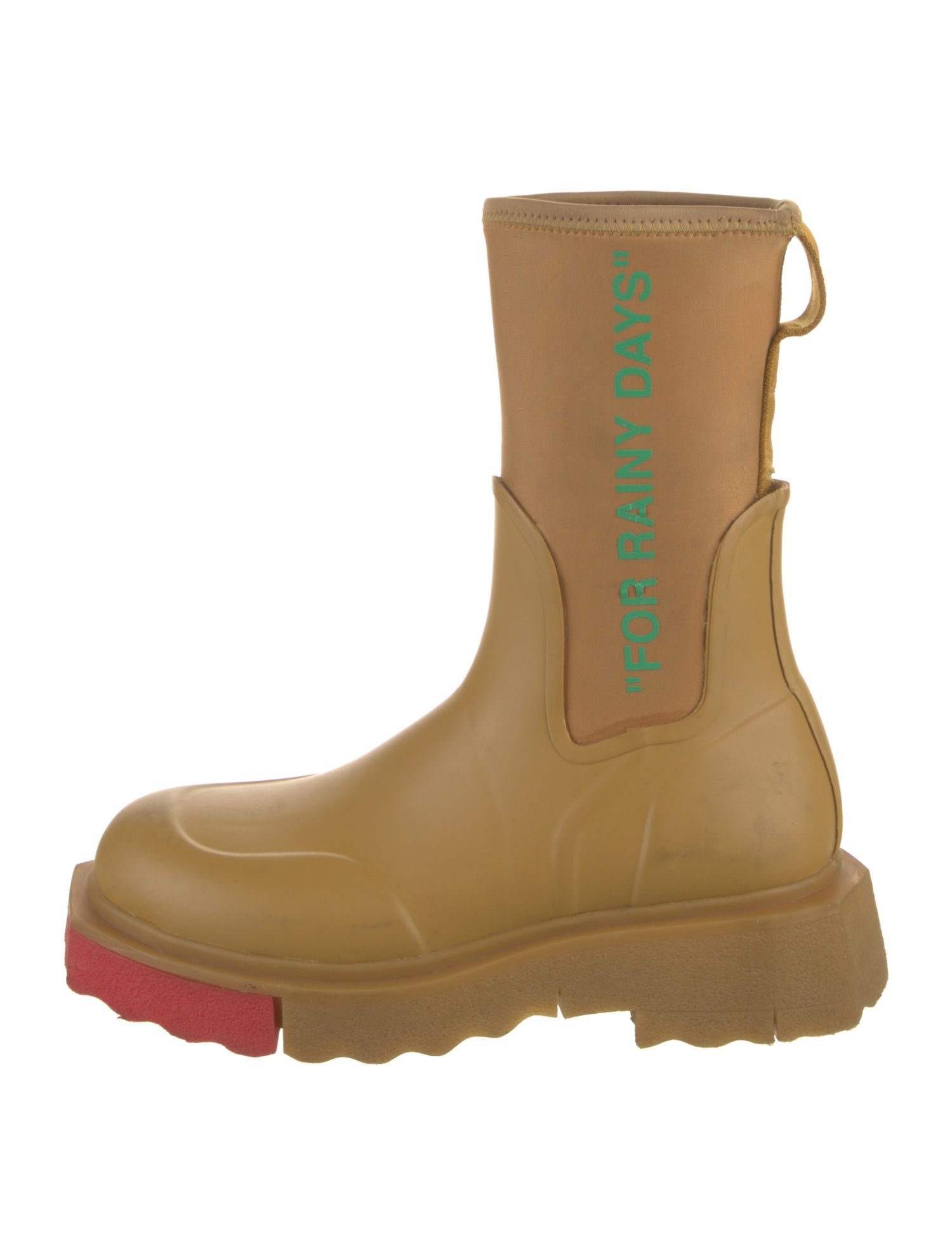 Off-White 2021 'For Rainy Days' Sponge Rain Boots