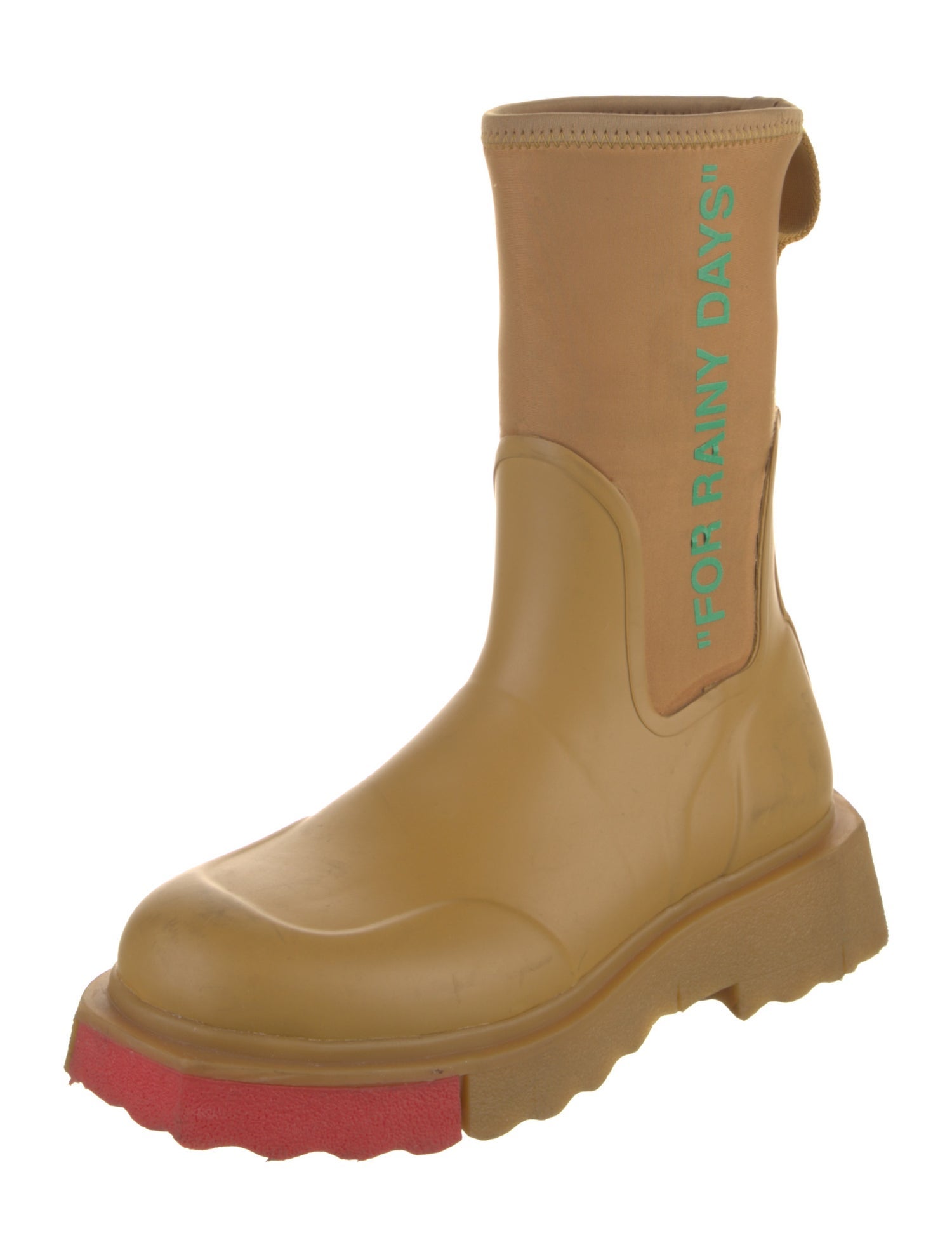 Off-White 2021 'For Rainy Days' Sponge Rain Boots