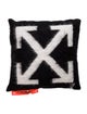 Off-White Small Mohair Arrows Cushion