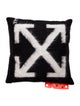 Off-White Small Mohair Arrows Cushion