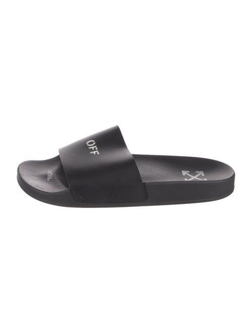 Off-White Rubber Graphic Print Slides