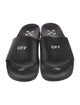Off-White Rubber Graphic Print Slides