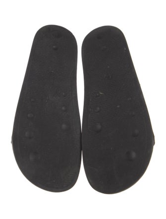 Off-White Rubber Graphic Print Slides