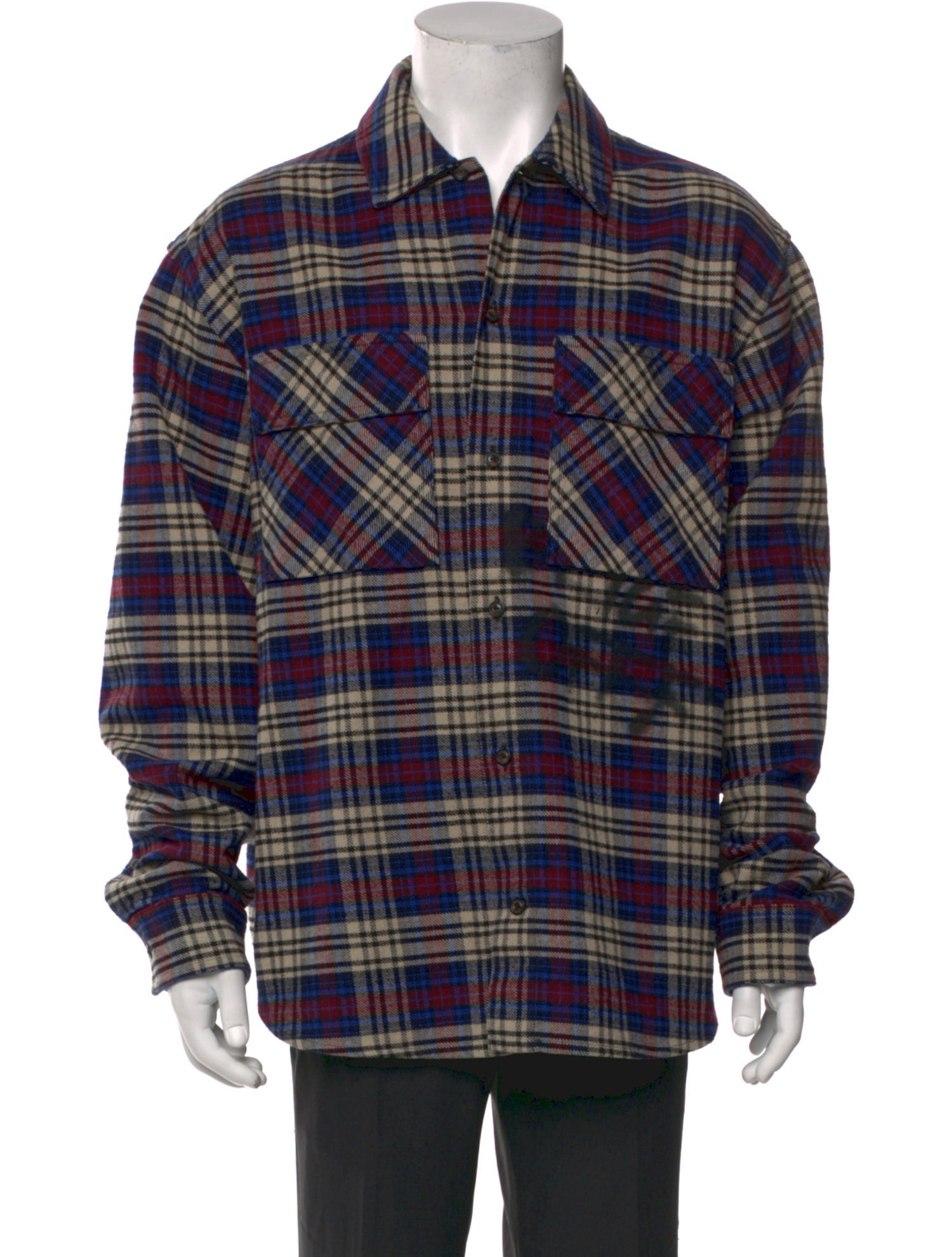 Off-White 2019 Plaid Print Shirt