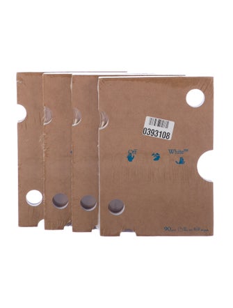 Off-White Set of 4 Notepads