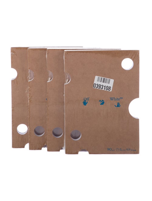 Off-White Set of 4 Notepads