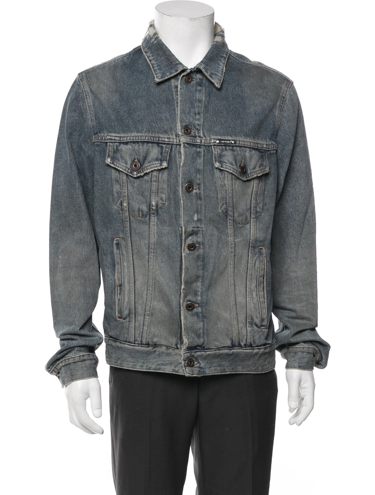 Off-White 2018 'Gradient Arrows' Denim Jacket