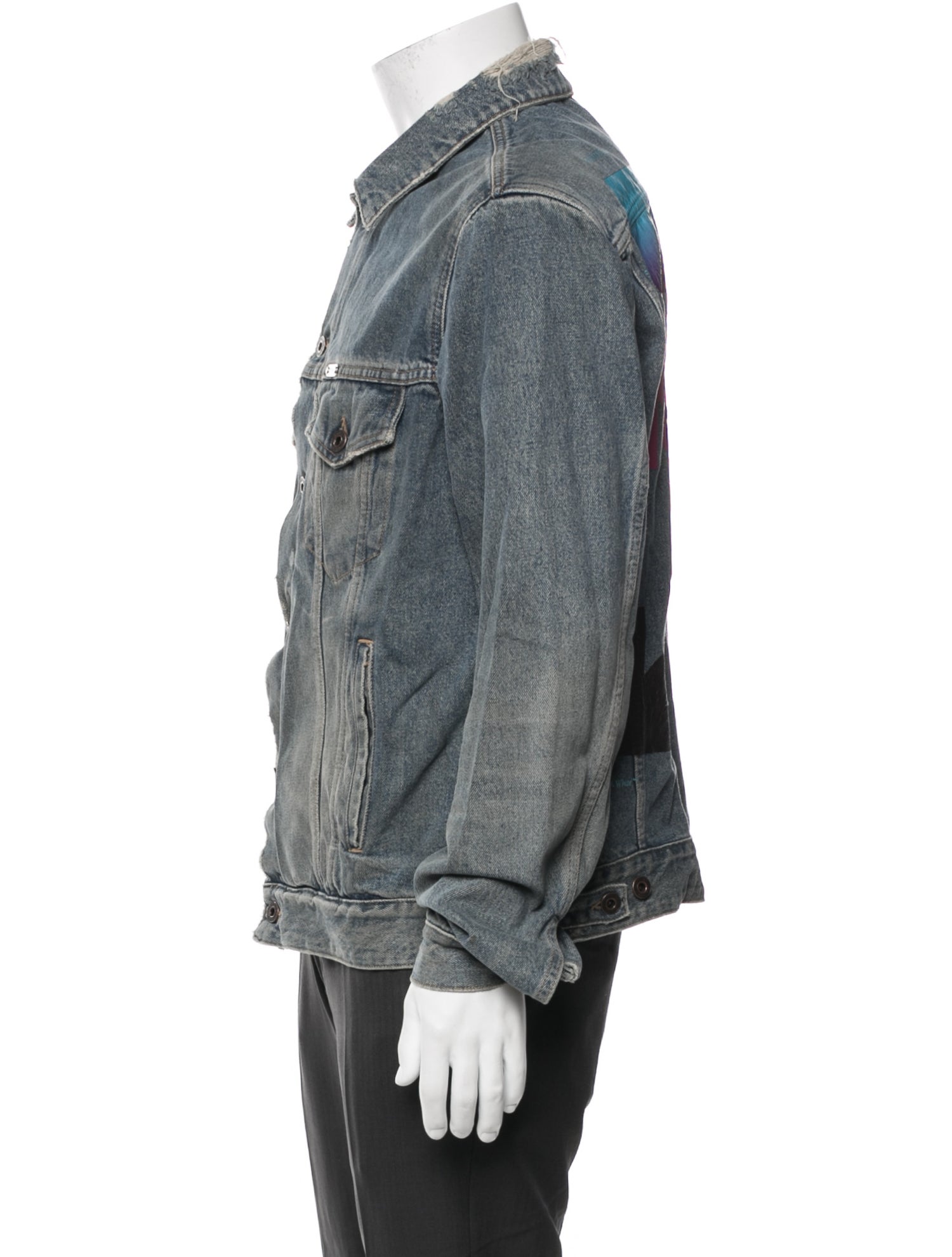 Off-White 2018 'Gradient Arrows' Denim Jacket