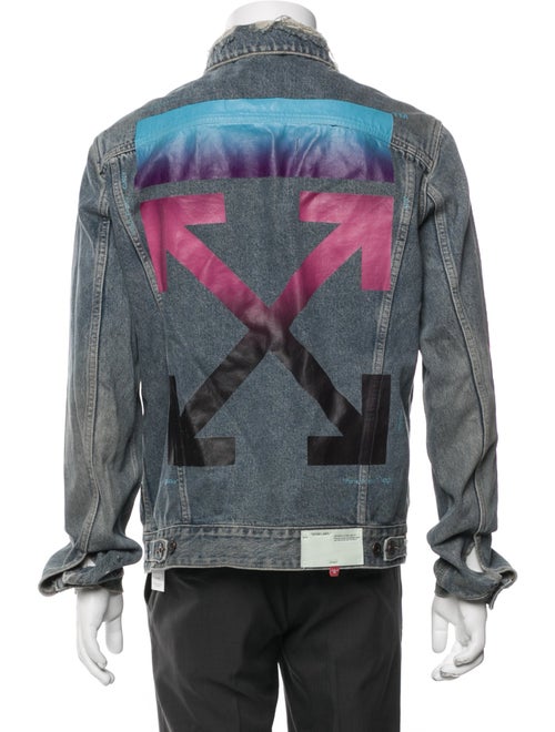 Off-White 2018 'Gradient Arrows' Denim Jacket