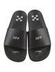 Off-White Rubber Printed Slides