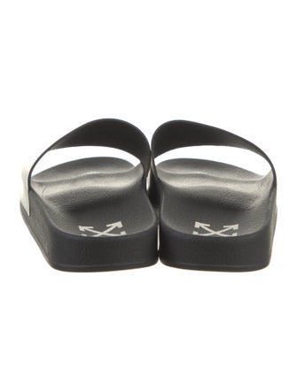Off-White Rubber Printed Slides