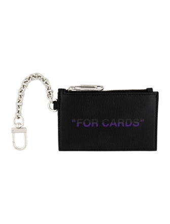 Off-White Gradient 'For Cards' Zip Wallet