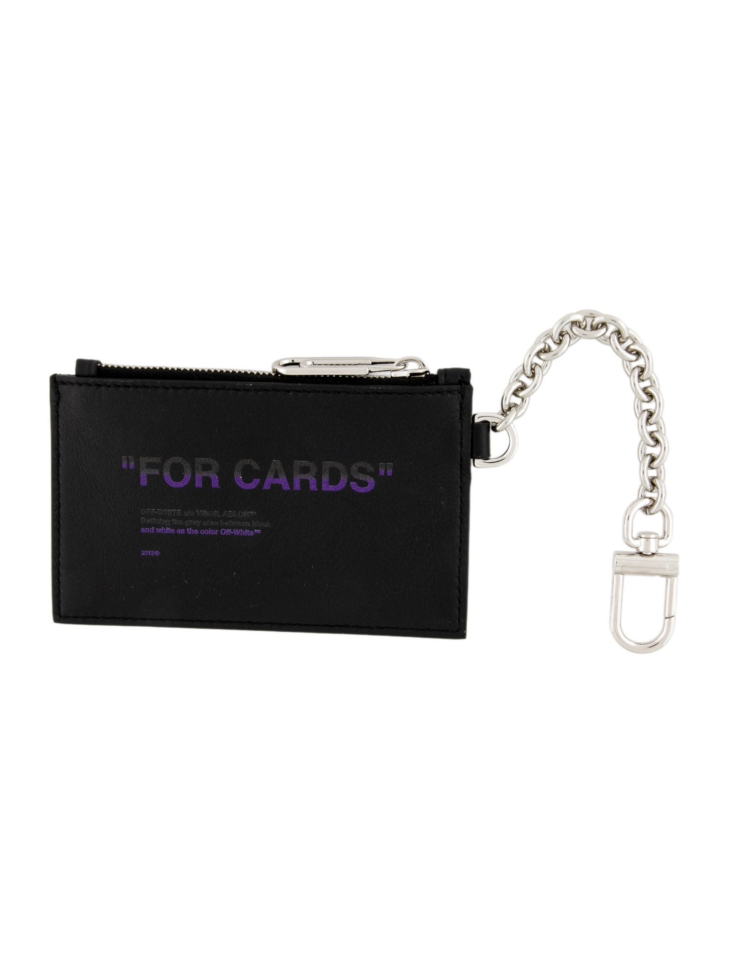 Off-White Gradient 'For Cards' Zip Wallet