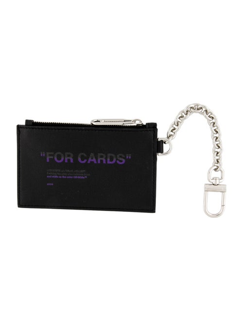 Off-White Gradient 'For Cards' Zip Wallet