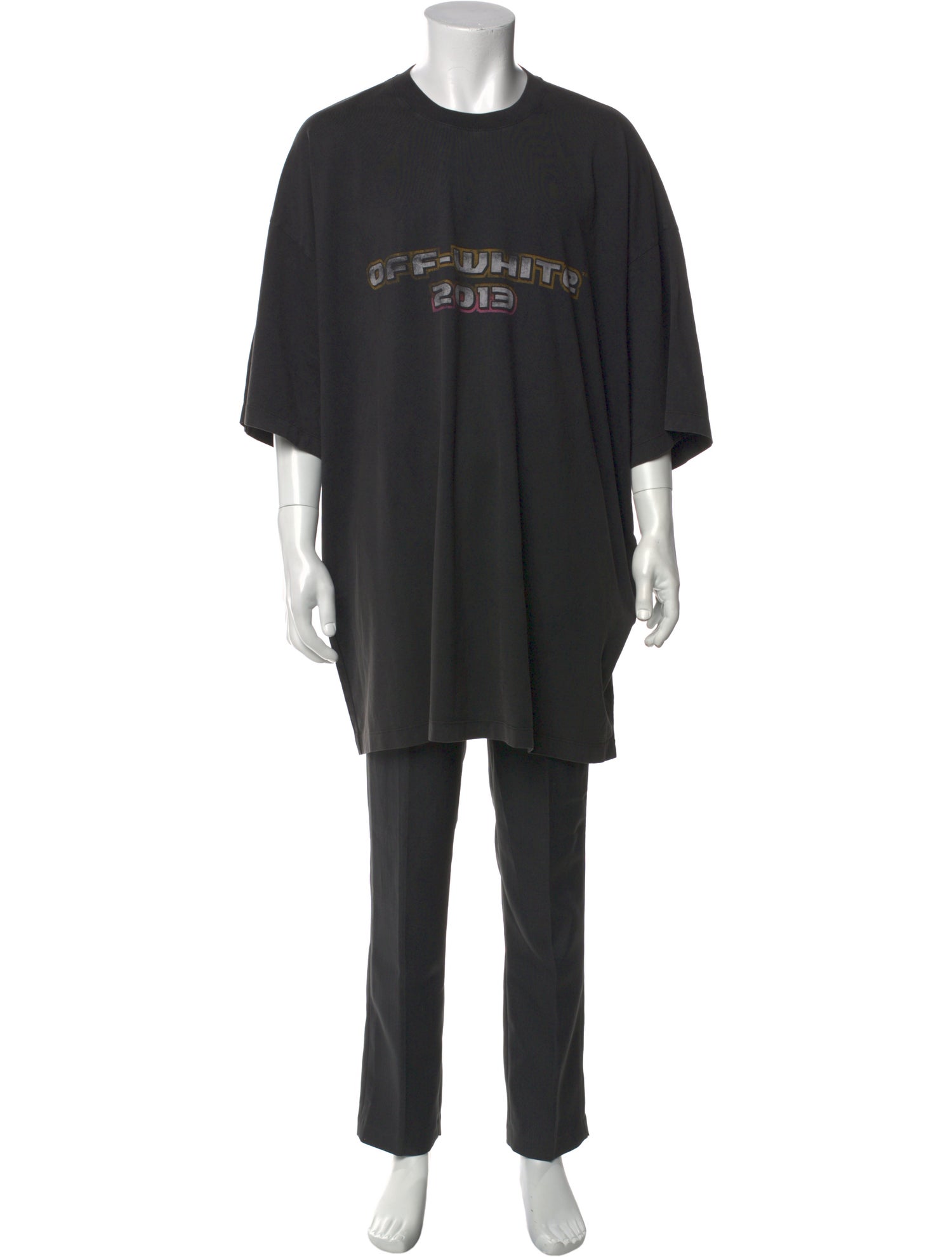 Off-White Graphic Print Crew Neck T-Shirt