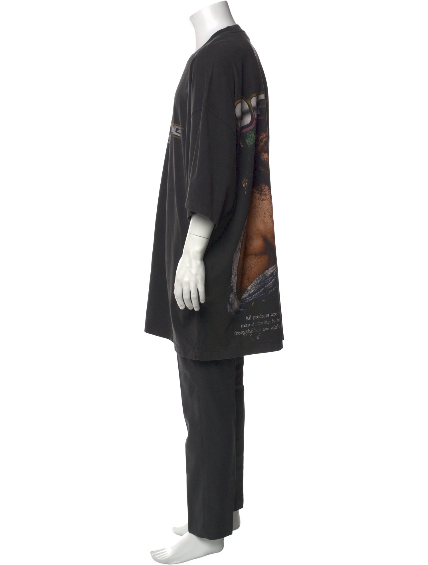 Off-White Graphic Print Crew Neck T-Shirt