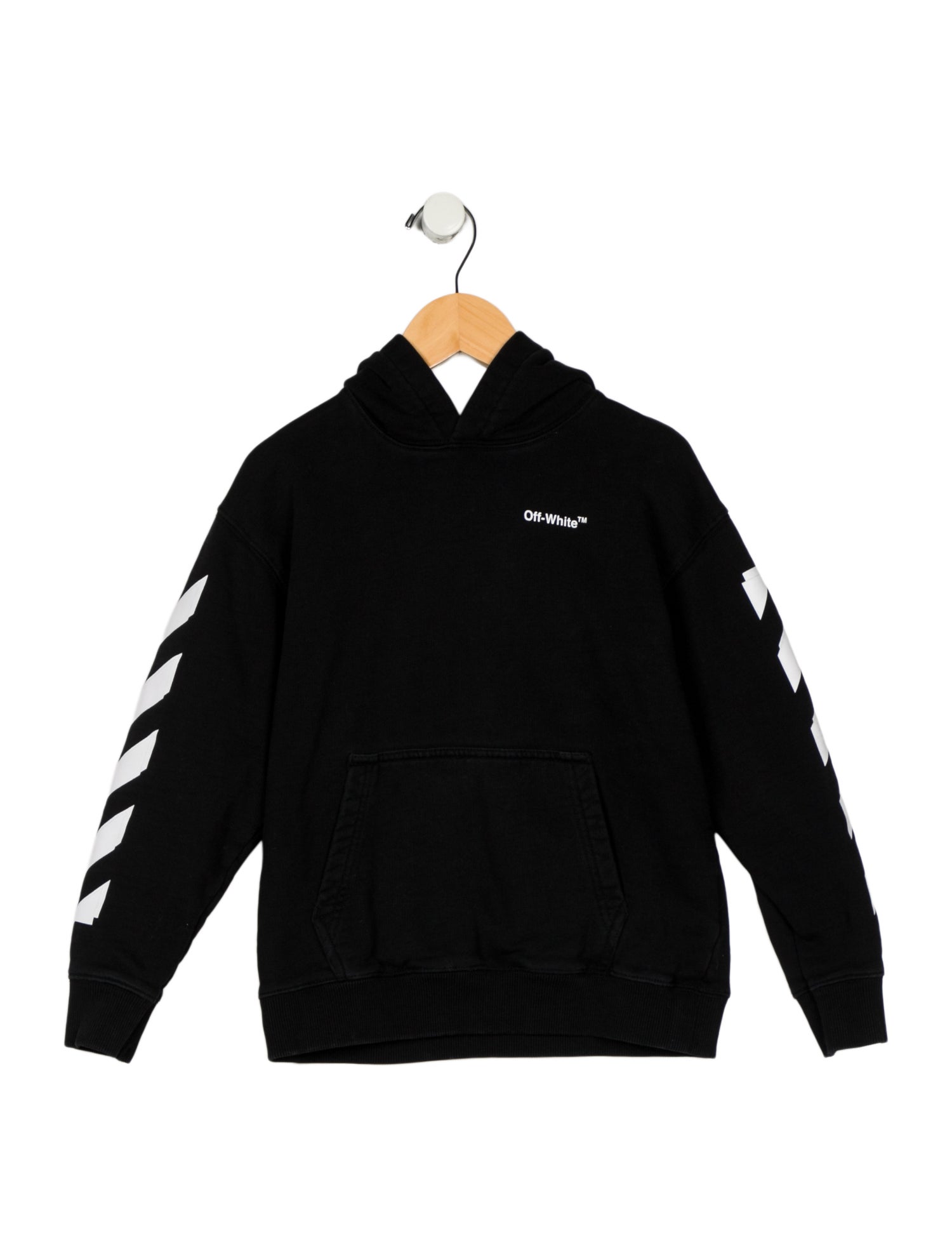 Off-White Boys' Woven Flat Front Hoodie