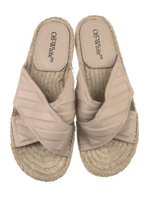 Off-White Diagonals Jute Espadrilles