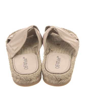 Off-White Diagonals Jute Espadrilles