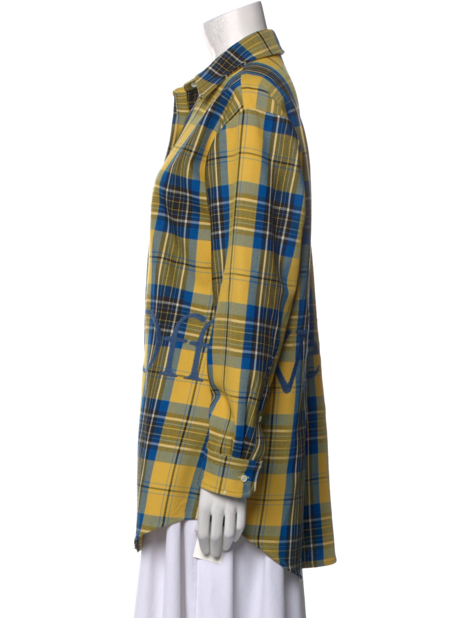 Off-White 2022 Virgin Wool Button-Up Top