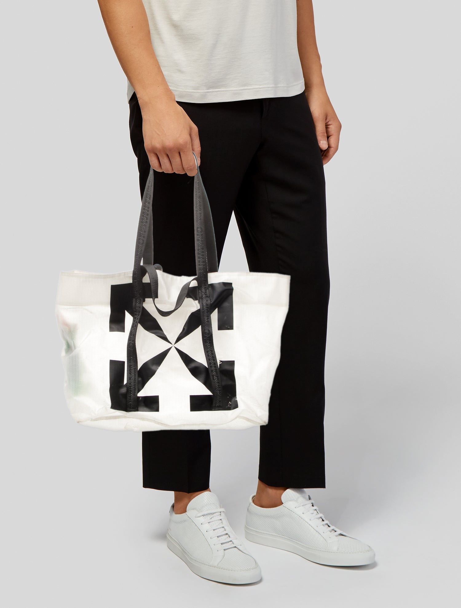Off-White PVC Tote