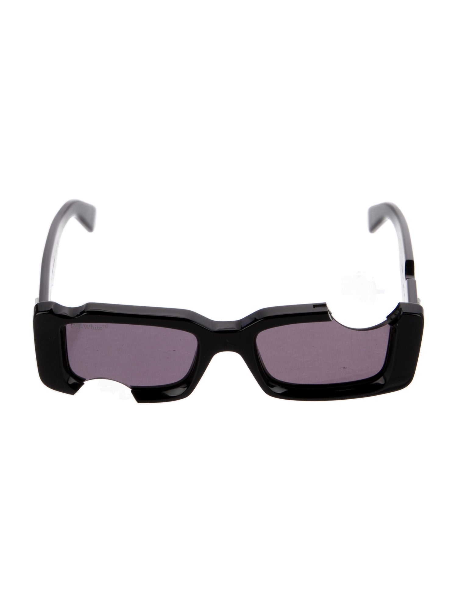 Off-White Cady Cut Out Frame Square Sunglasses