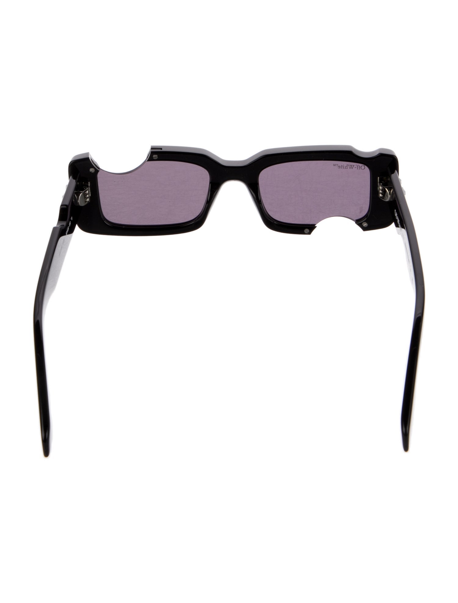 Off-White Cady Cut Out Frame Square Sunglasses