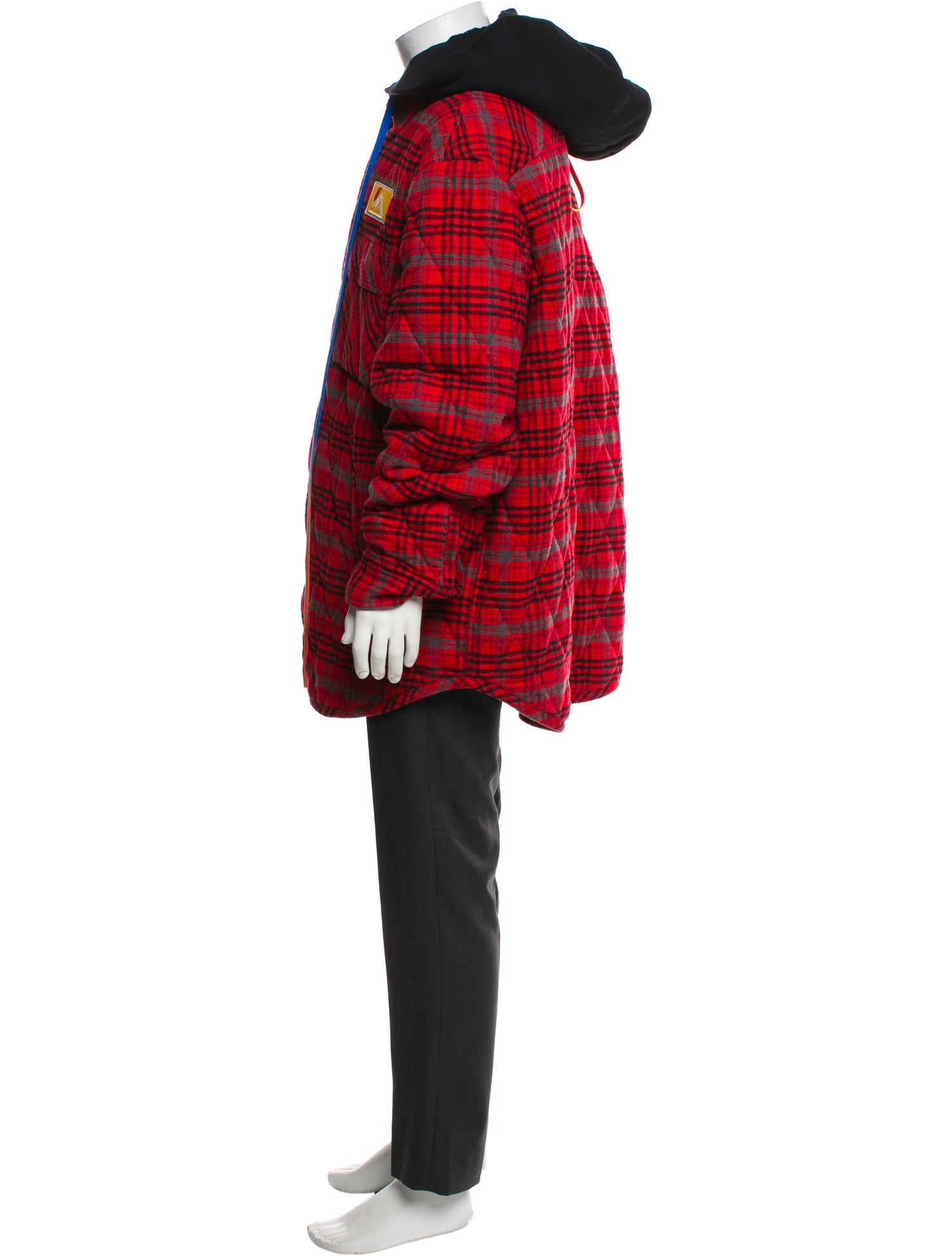 Off-White 2019 Plaid Print Hoodie