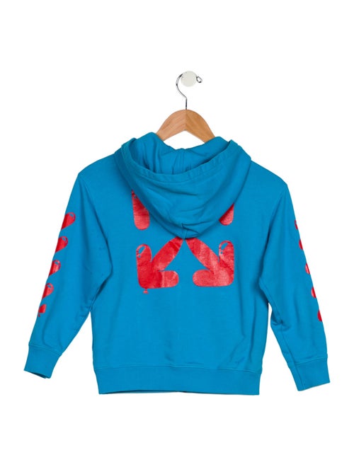 Off-White Boys' Woven Graphic Zip-Up