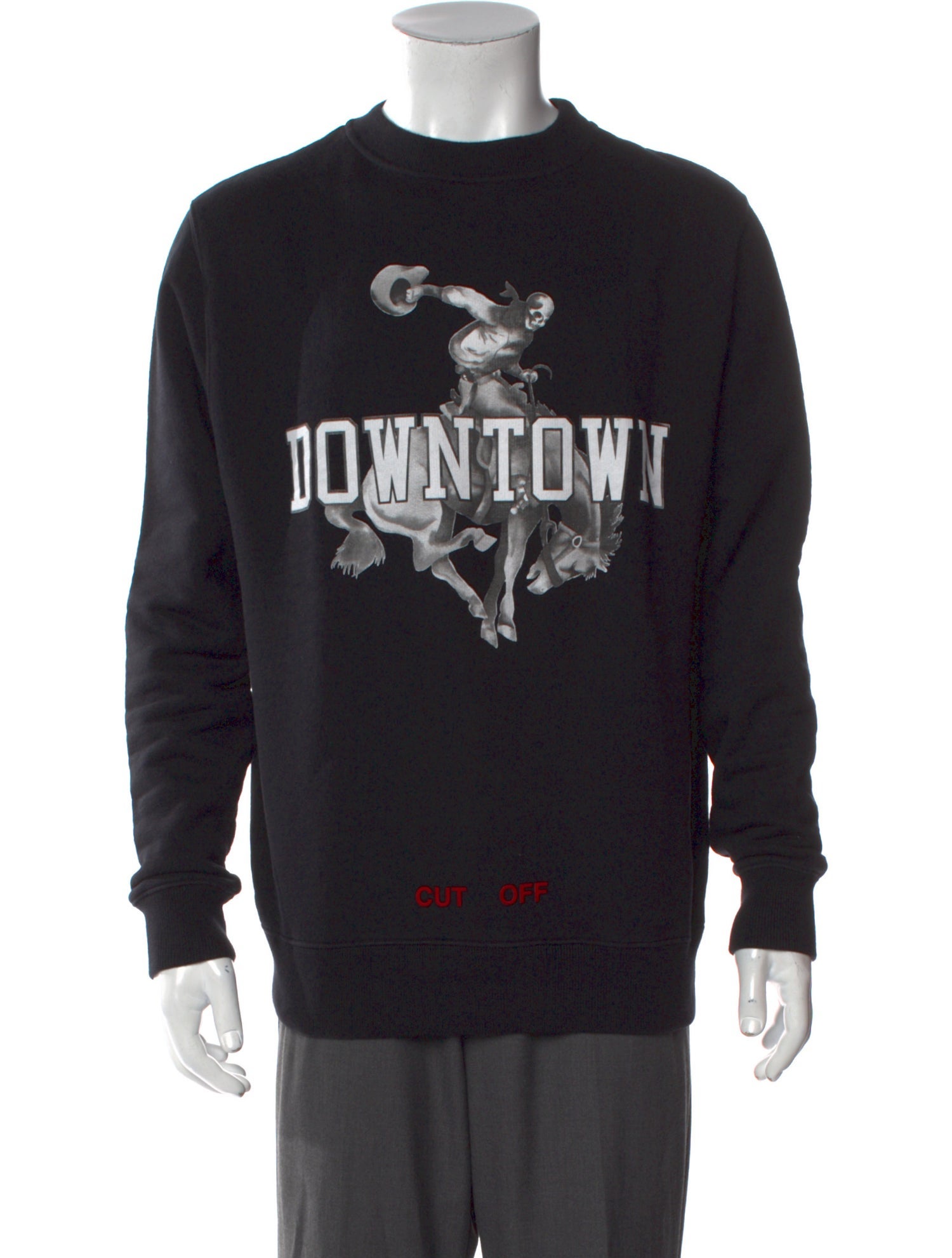 Off-White 2017 Downtown Crewneck Sweatshirt