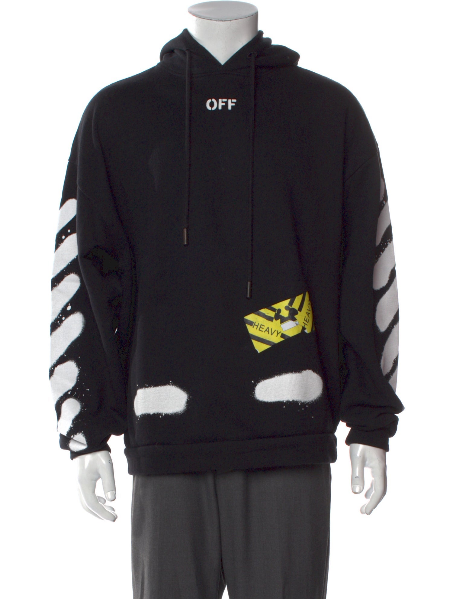 Off-White 2017 Spray Diagonals Hoodie