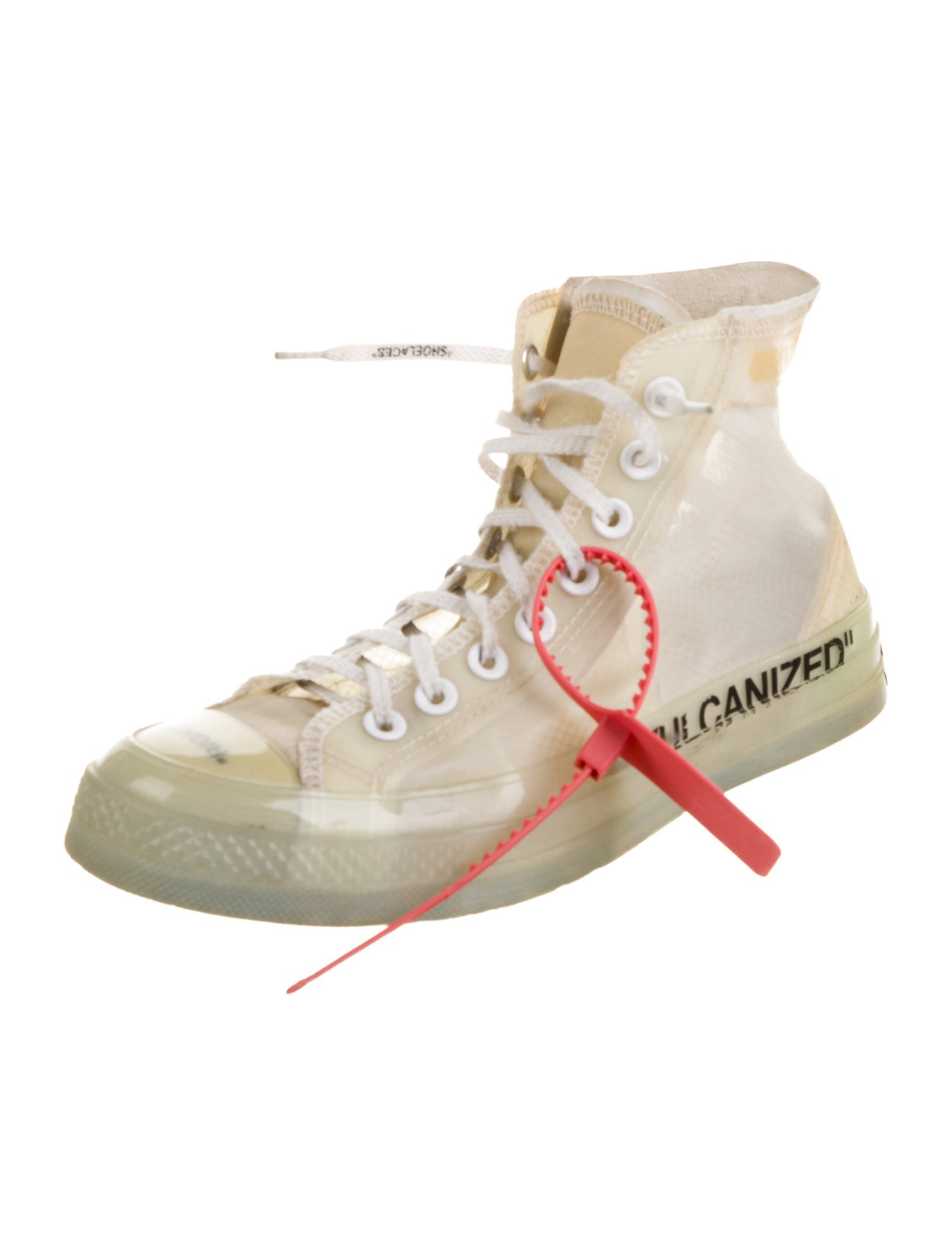 Off-White x Converse Chuck Taylor PVC Printed Sneakers