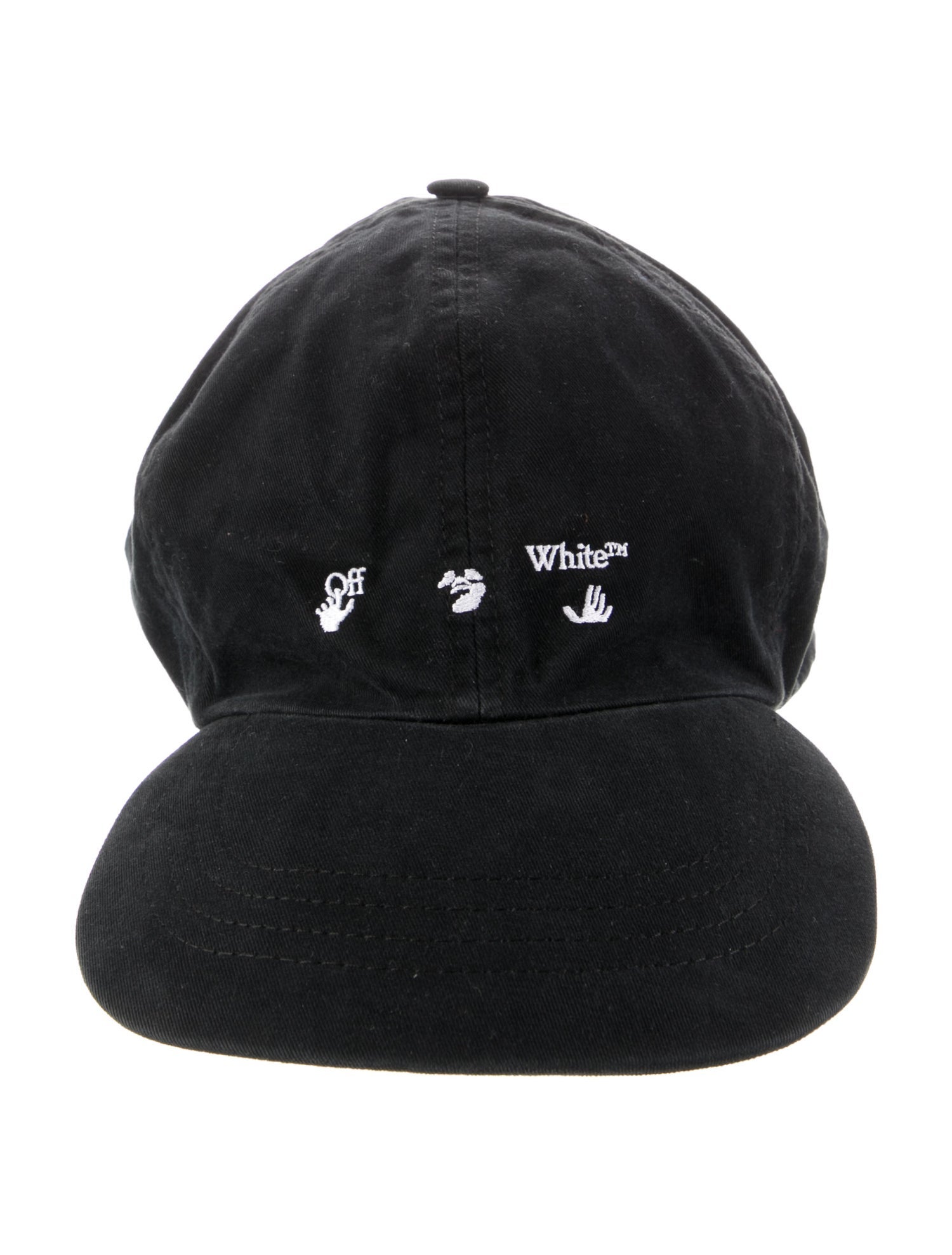 Off-White Embroidered Cap