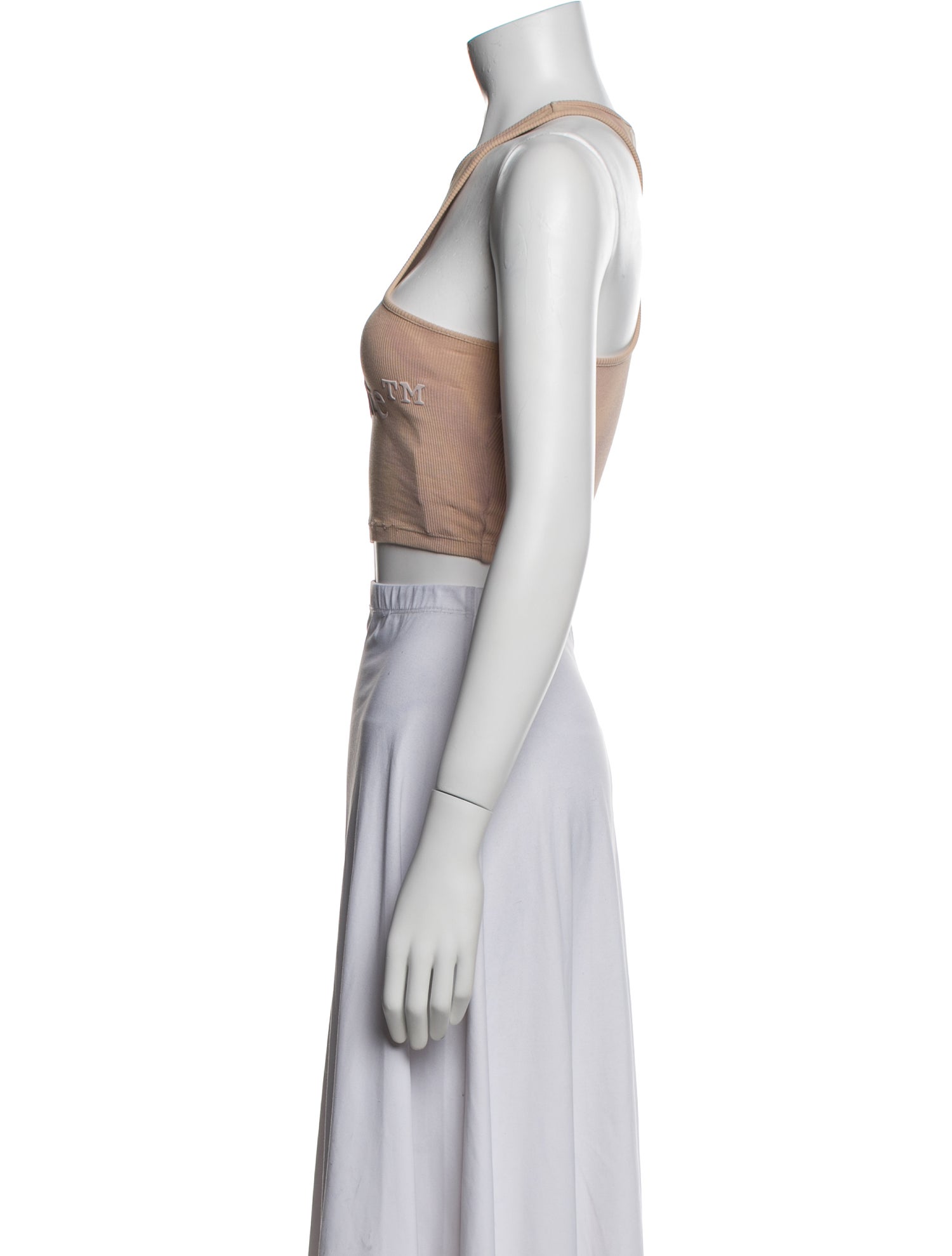 Off-White 2022 Graphic Print Crop Top