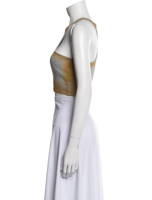 Off-White 2022 Printed Crop Top