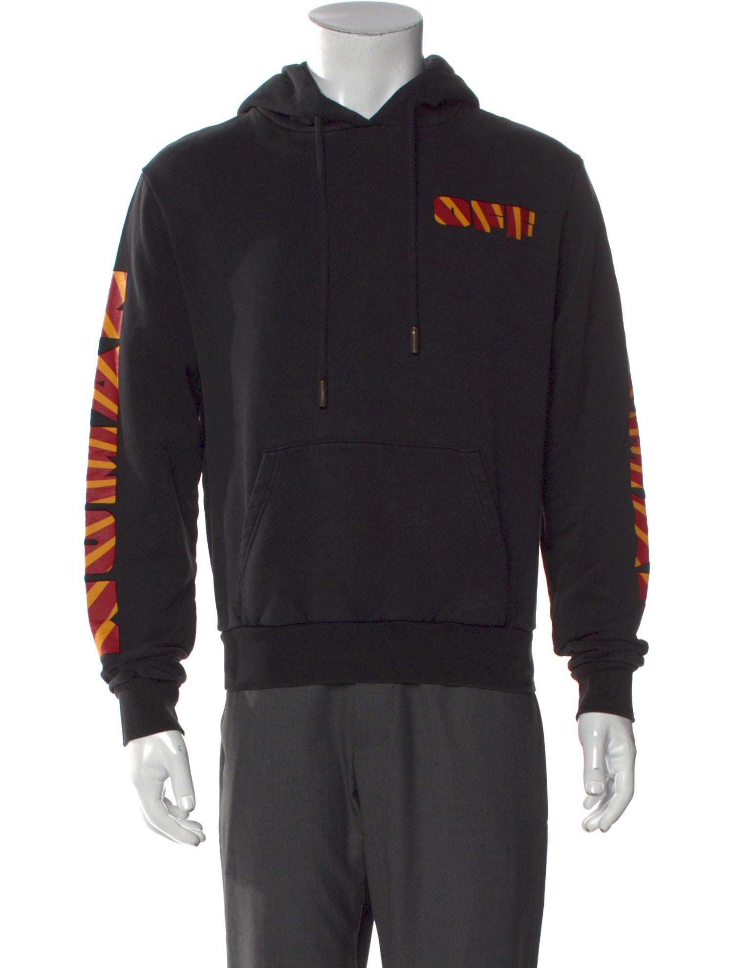 Off-White Logo Graphic Print Hoodie