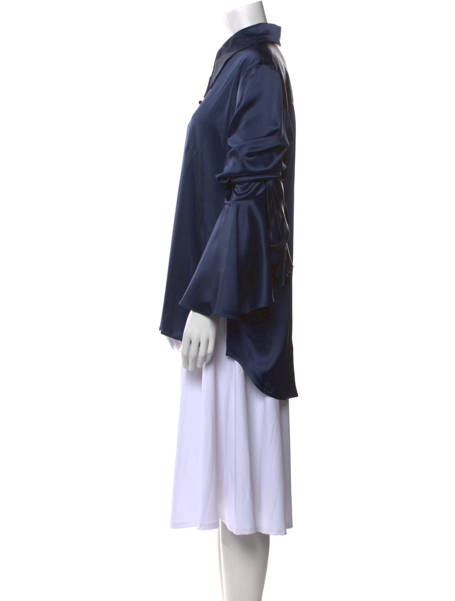 Off-White 2017 Mock Neck Blouse