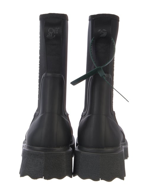 Off-White Rubber Printed Rain Boots