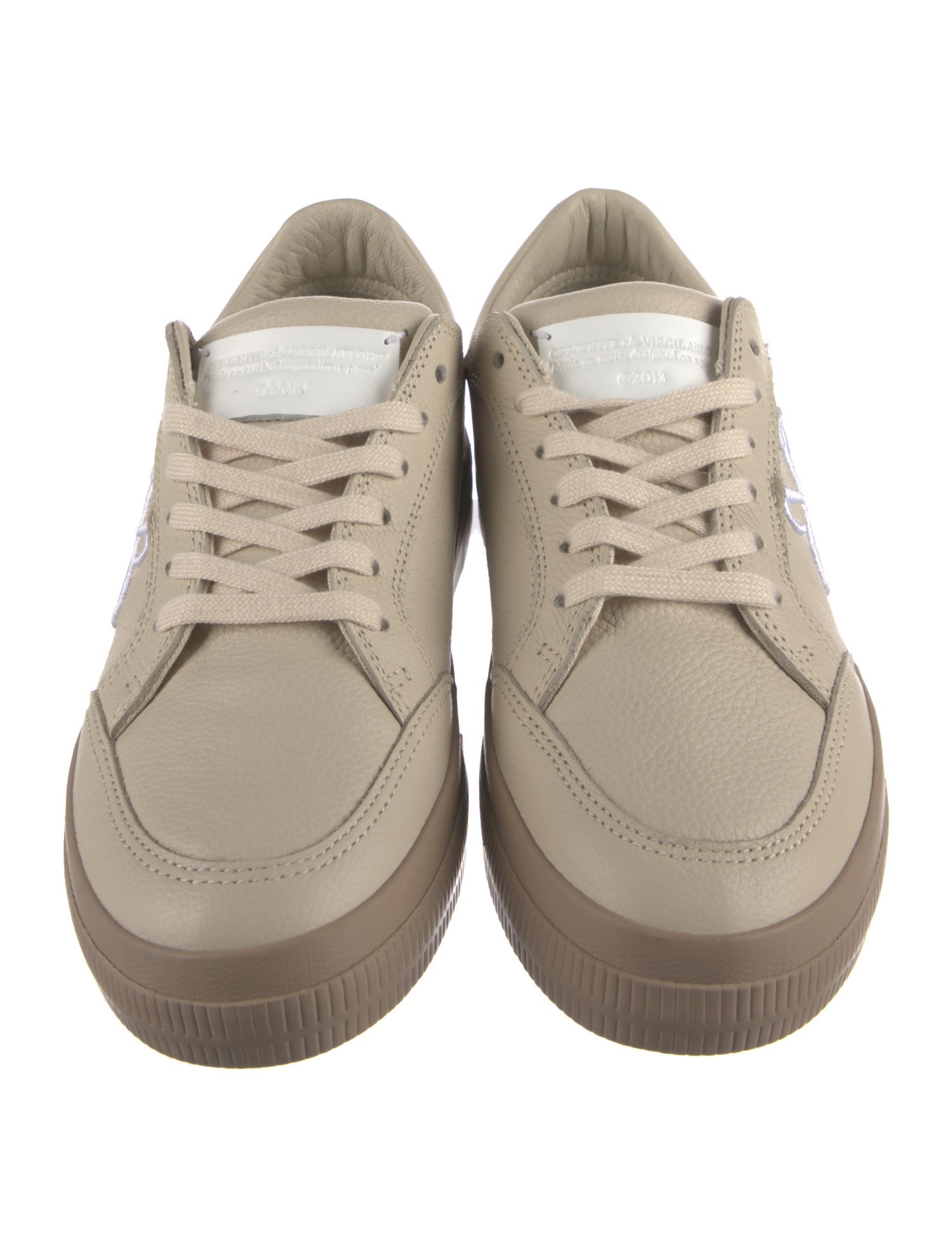 Off-White New Vulcanized 'Beige' Sneakers