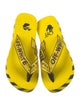 Off-White Rubber Printed Flip Flops