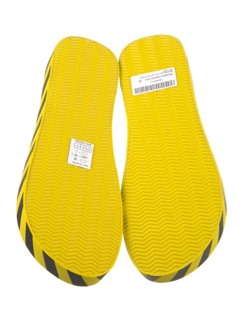 Off-White Rubber Printed Flip Flops