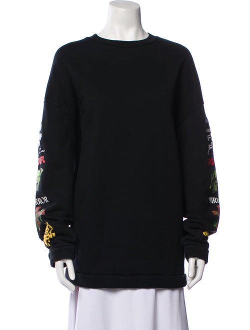 Off-White Graphic Print Crew Neck Pullover