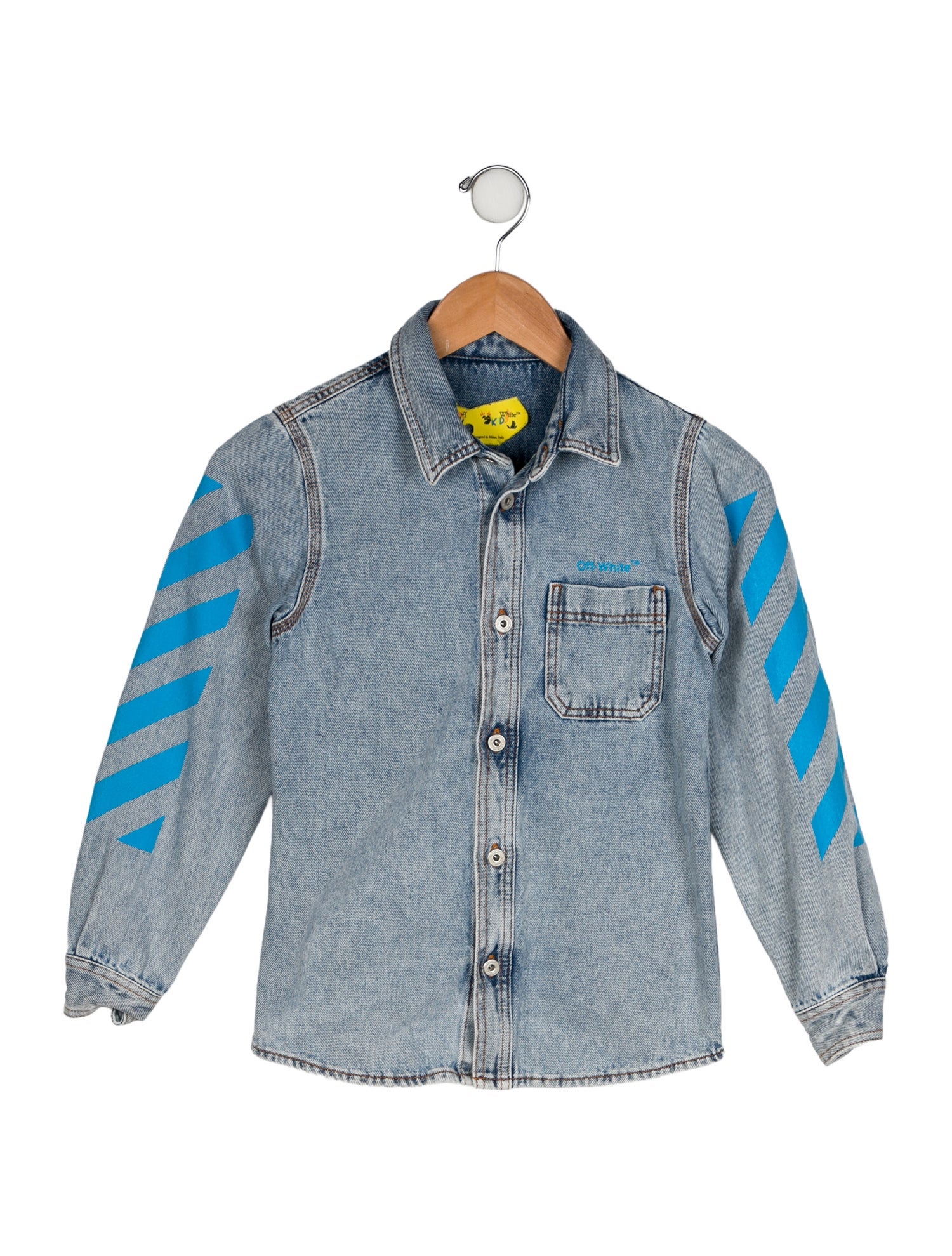 Off-White Kids Denim Button Up Shirt
